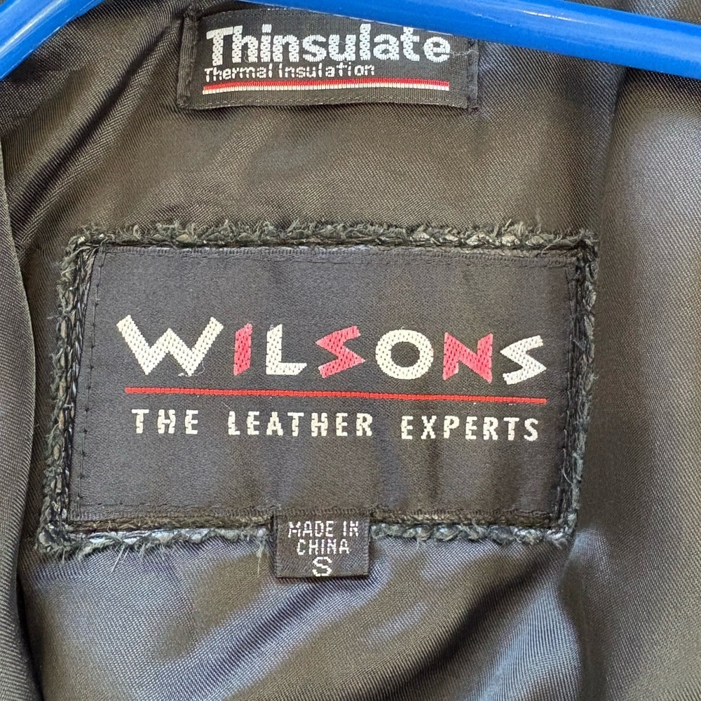 Wilson Women's Dark Leather Jacket - Picture 6 of 6